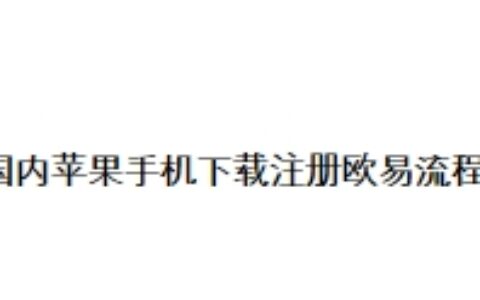 国内使用苹果手机下载注册欧易流程